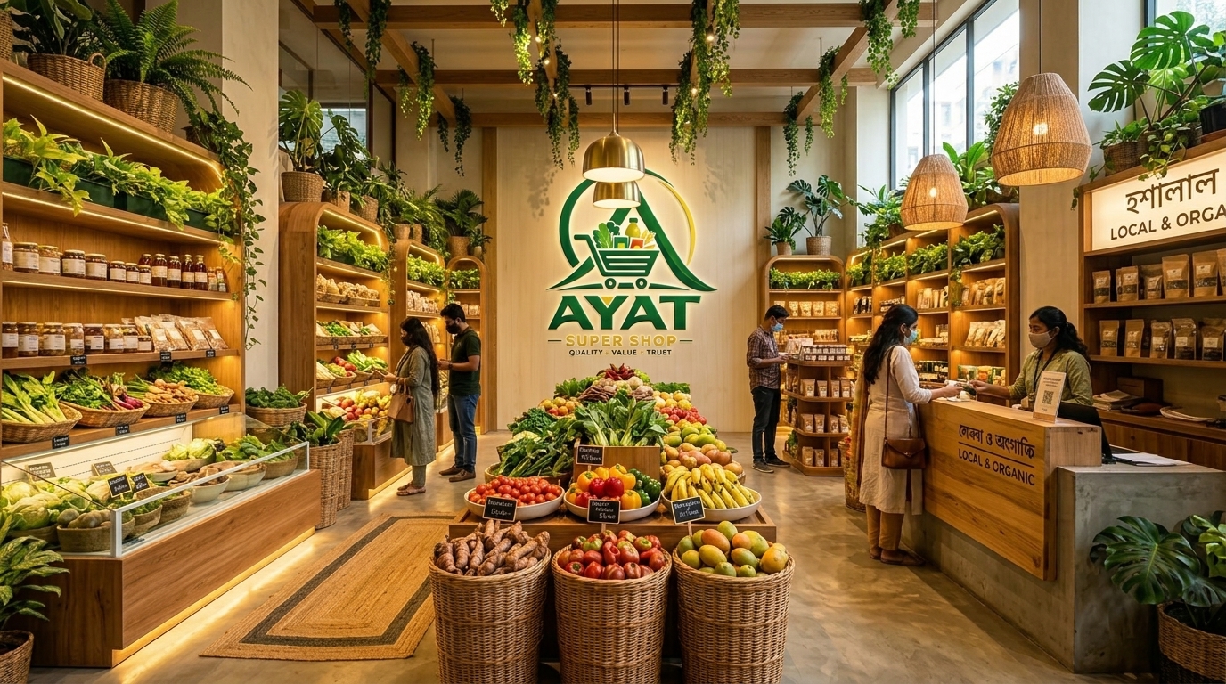 AYAT Super Shop Interior & Organic Experience